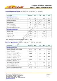 TSD-S6KH1-A1G Datasheet Page 3