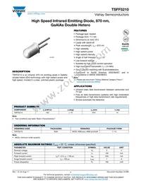 TSFF5210-CS12 Datasheet Cover