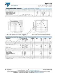 TSFF5210-CS12 Datasheet Page 2