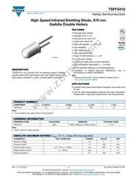 TSFF5410 Datasheet Cover