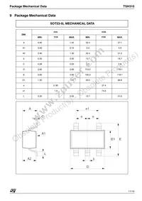 TSH310ID Datasheet Page 17