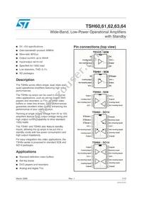 TSH64CD Datasheet Cover
