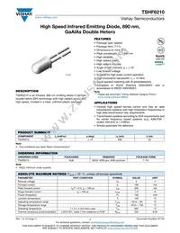 TSHF6210 Datasheet Cover