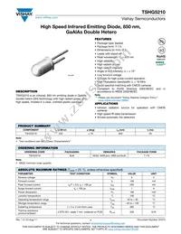 TSHG5210 Datasheet Cover