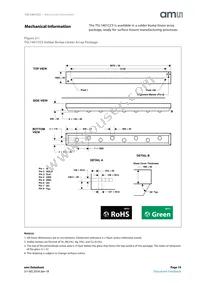 TSL1401CCS-LF Datasheet Page 19