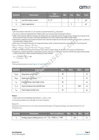 TSL1401CL Datasheet Page 9