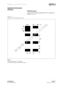 TSL1401CL Datasheet Page 17