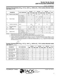TSL14SM-LF Datasheet Page 3