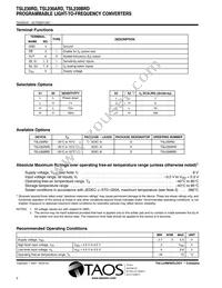 TSL230RD-TR Datasheet Page 2