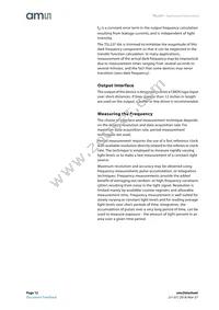 TSL237SM-LF Datasheet Page 12