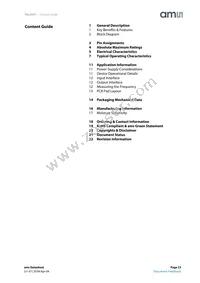 TSL237T Datasheet Page 23