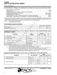 TSL254RSM-LF Datasheet Page 2