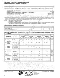 TSL261RD-TR Datasheet Page 2