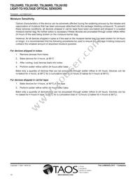 TSL261RD-TR Datasheet Page 10