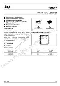 TSM007ID Datasheet Cover