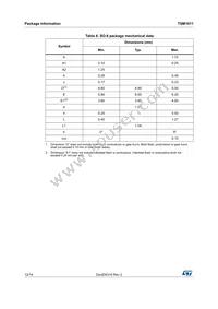 TSM1011IST Datasheet Page 12