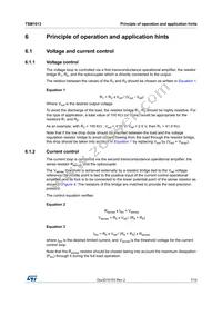TSM1013IST Datasheet Page 7