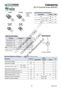 TSM480P06CZ C0G Datasheet Cover