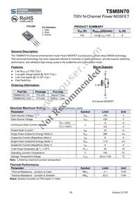 TSM8N70CI C0 Datasheet Cover