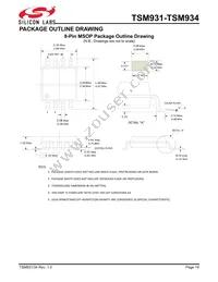 TSM931CUA+T Datasheet Page 19