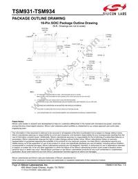 TSM931CUA+T Datasheet Page 20