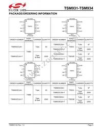 TSM933ESA+ Datasheet Page 3