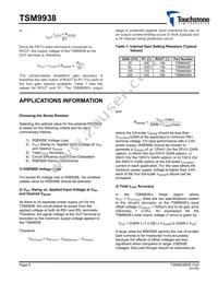 TSM9938WEUK+T Datasheet Page 8