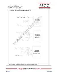 TSMBJ0305C-072 Datasheet Page 4