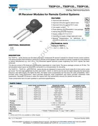 TSOP13338 Datasheet Cover