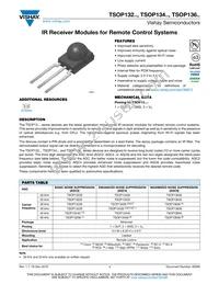 TSOP13456 Datasheet Cover