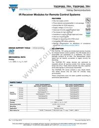 TSOP39556TR1 Datasheet Cover