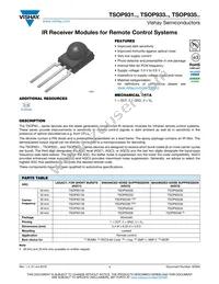 TSOP93556 Datasheet Cover