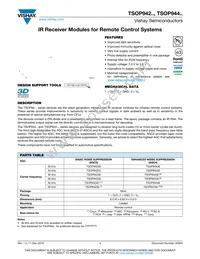 TSOP94456 Datasheet Cover