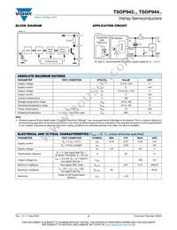 TSOP94456 Datasheet Page 2