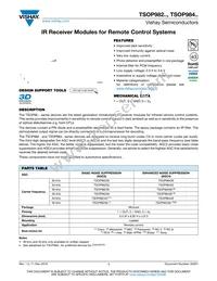 TSOP98456 Datasheet Cover