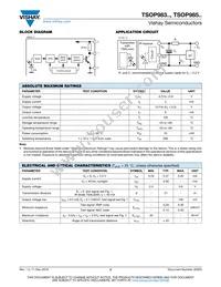 TSOP98556 Datasheet Page 2