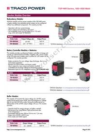 TSP 600-124 WR Datasheet Page 4