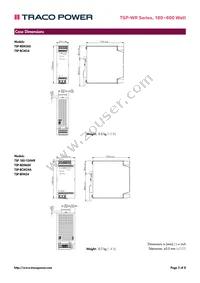 TSP 600-124 WR Datasheet Page 5