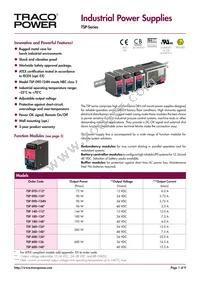 TSP 600-148 EX Datasheet Cover