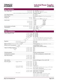 TSP 600-148 EX Datasheet Page 2