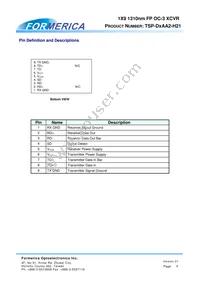 TSP-D1AA2-H21 Datasheet Page 4