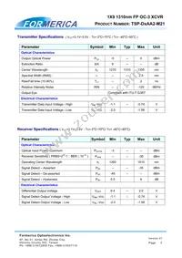 TSP-D2AA2-M21 Datasheet Page 3