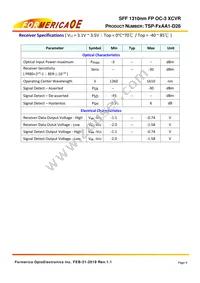 TSP-F2AA1-D28 Datasheet Page 4