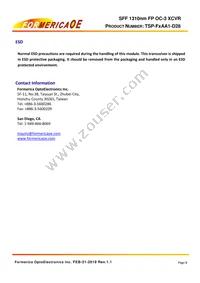 TSP-F2AA1-D28 Datasheet Page 8