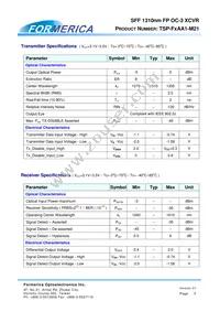 TSP-F2AA1-M21 Datasheet Page 3