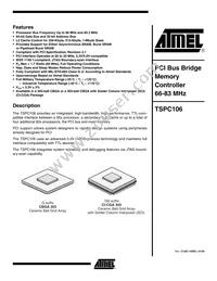 TSPC106AVGU83CG Datasheet Cover