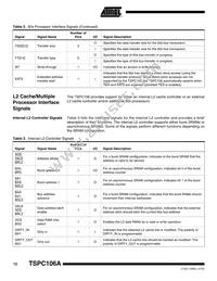 TSPC106AVGU83CG Datasheet Page 12