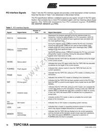 TSPC106AVGU83CG Datasheet Page 16