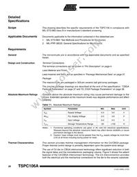 TSPC106AVGU83CG Datasheet Page 20