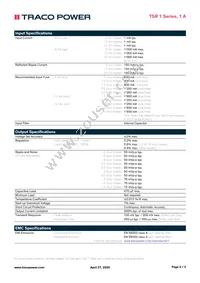 TSR 1-2415 Datasheet Page 2